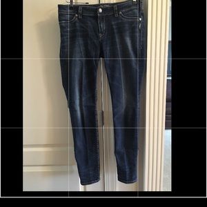 Silver Skinny Suki Jeans sz 33